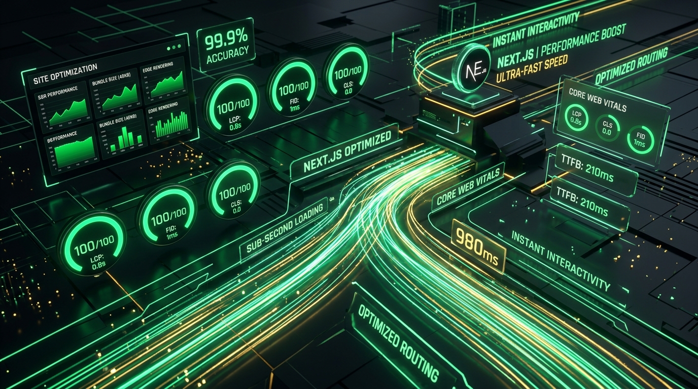 Optimizing Next.js for Sub-Second Loads and Flawless Core Web Vitals